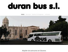 Tablet Screenshot of duranbus.net